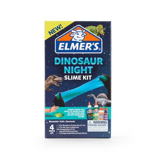 8 Pack: Elmer&#x27;s&#xAE; Dinosaur Night Slime Kit